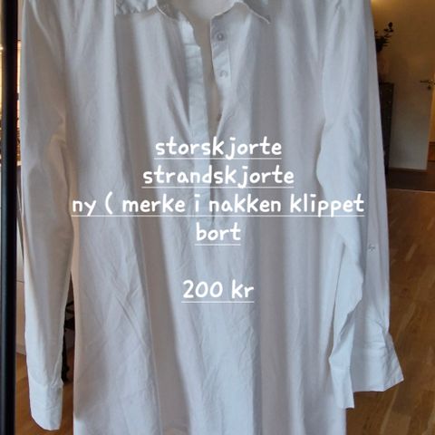 Flott storskjorte