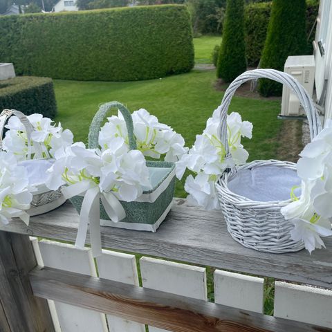 Kurv til bryllup blomsterpiker