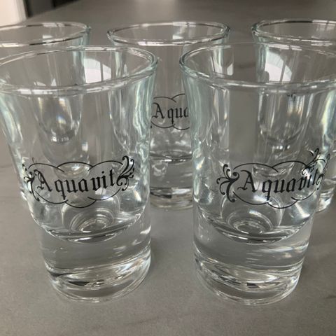 Aquavit glass 5 stk