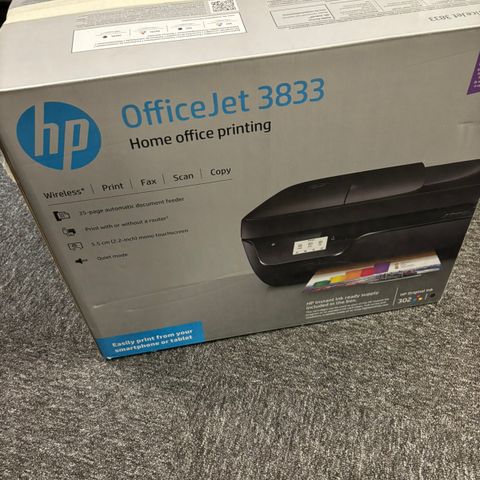 Minimalt brukt OfficeJet 3833