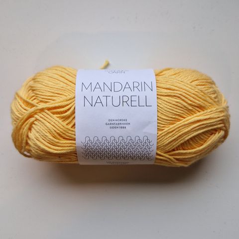 Mandarin Naturell, Sandnes Garn