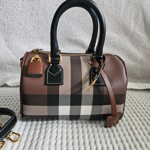 Burberry mini bowling bag dark birch