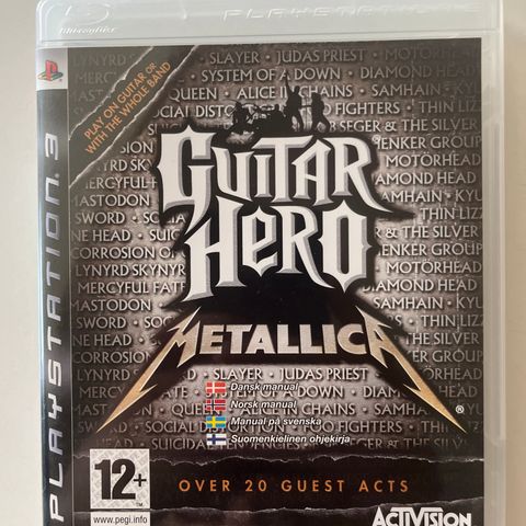 Ps3 spill GUITAR HERO METALLICA