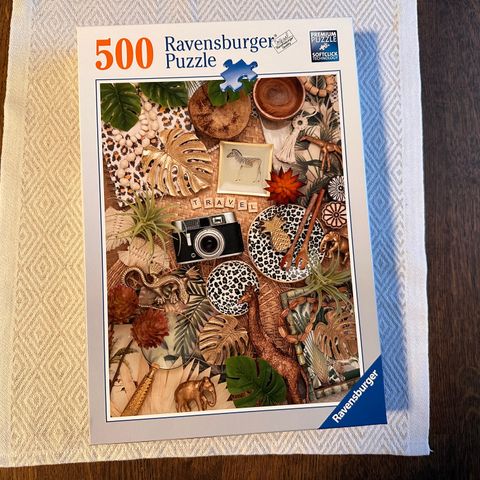 Ravensburger puslespill (500 brikker)