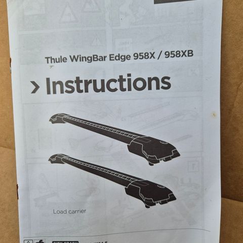 Thule wingbar edge 958x/958xb