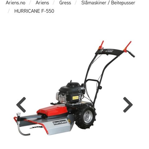 Ariens hurricane krattrydder