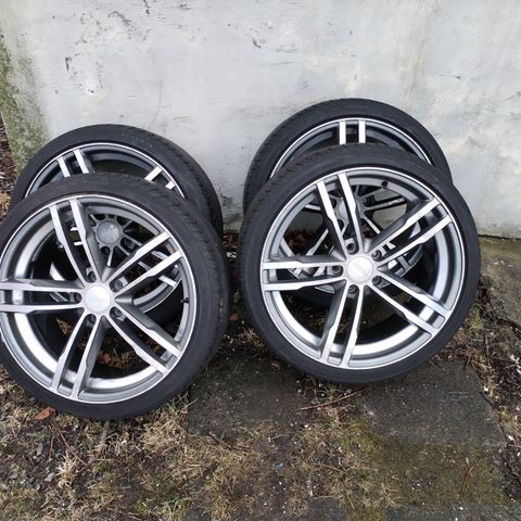 Nitro Max 19" Felger - 5x114,3 med 235/35 R19 General Sommerdekk