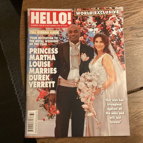 Hello magazine Martha og Durek Verretts bryllups bilder