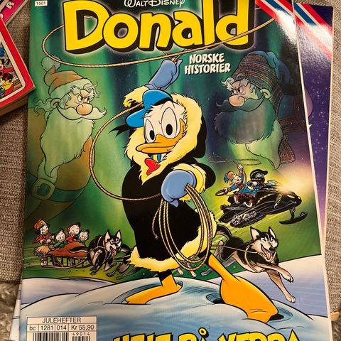 3 stk Donald Duck norsktegnet