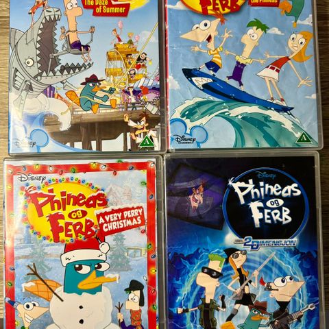 Phineas og Ferb / Phineas and Ferb DVD-er