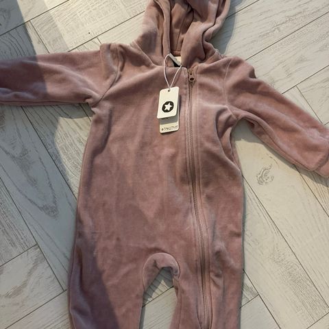 Ny rosa velur dress baby 68