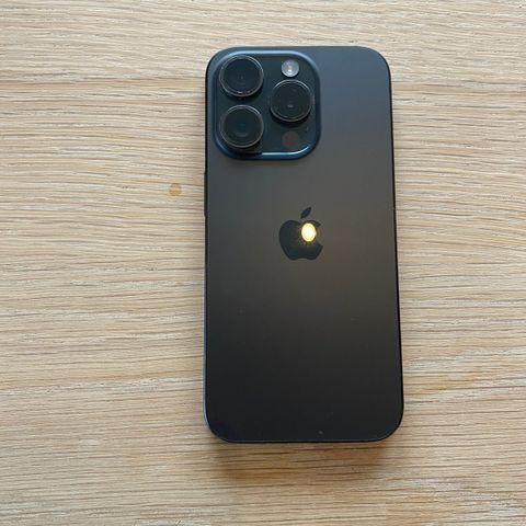 Iphone 15 pro 256gb/Svart