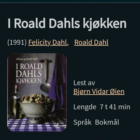 I Roald Dahls kjøkken