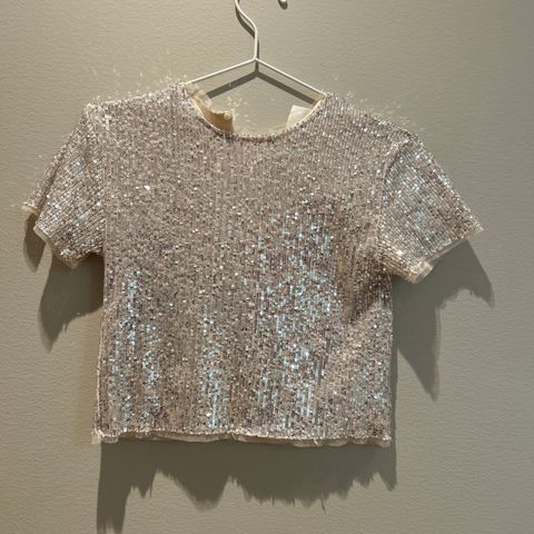 Zara glitter topp