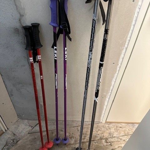 Alpinstaver 85cm, 95cm og 115cm  Leki og Scott