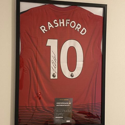 Signert Marcus Rashford Drakt