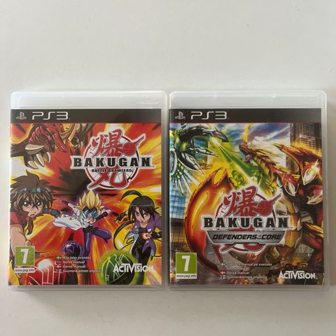 Ps3 spill BAKUGAN DEFENDERS OF THE CORE / BATTLE BRAWLERS