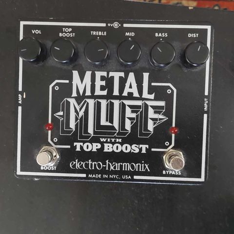 Electro Harmonix Metal Muff Distortion w/ Top Boost