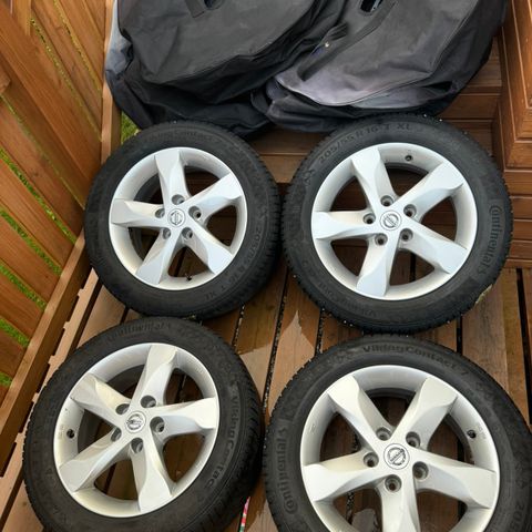 Original Nissan Leaf 2020 felger/dekk med dekktrekk 205/55R16