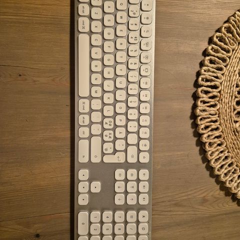 Satechi  Aluminum Bluetooth Wireless Keyboard  Trådløs Nordisk Tastatur