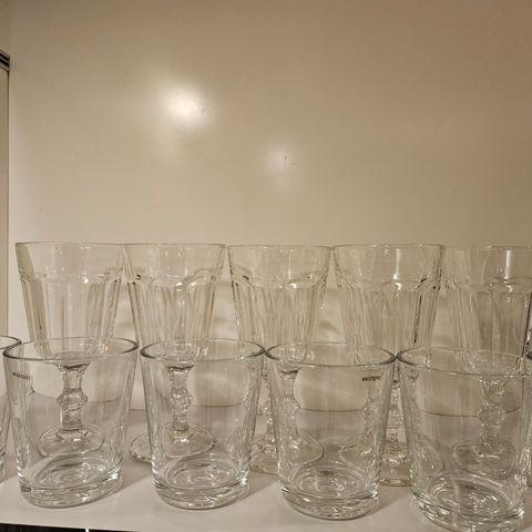 Vinglass og vannglass