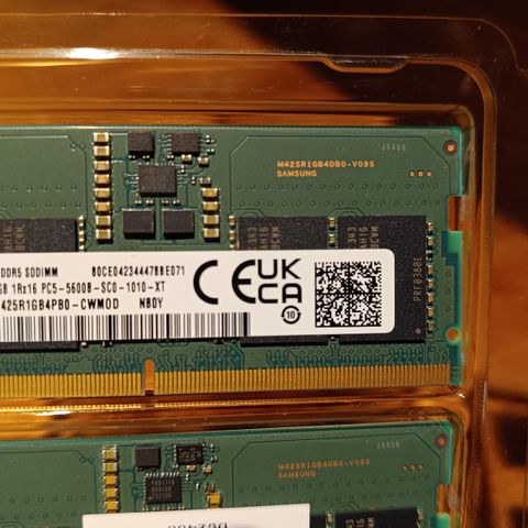 Samsung SODIMM 16GB (2 x 8) DDR5 5600 Mhz