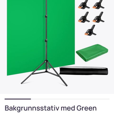 Green screen ubrukt