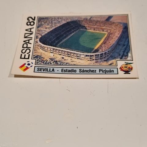 Panini sticker VM i Spania 1982, Sevilla - Estadio Sànchez PizJuàn