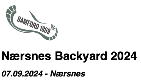 Startnummer til Nærsnes Backyard 2024