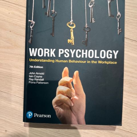 Psykoligi bok- Work psychology