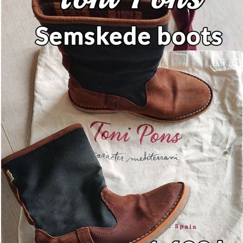 Toni Pons semskede boots