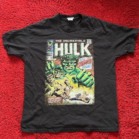 Retro Hulk t-skjorte (L)