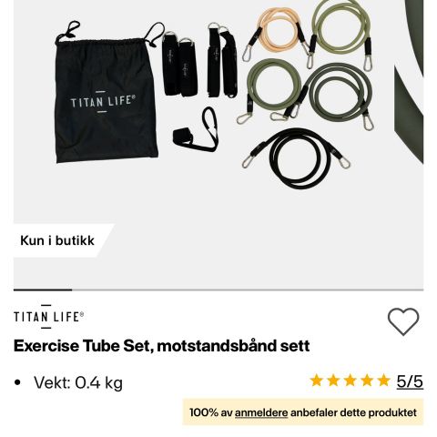 Titan Life motstandsbånd sett