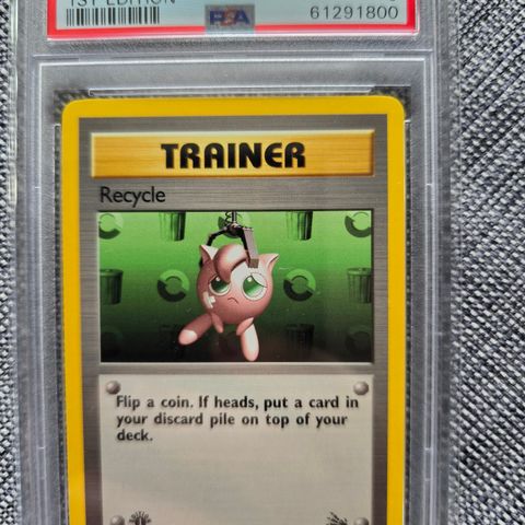 1st edition Recycle Trainer i PSA 9.