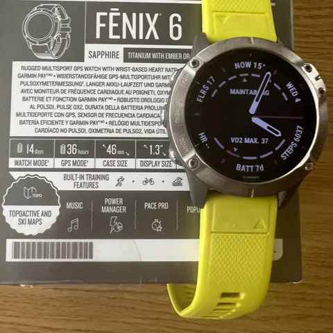 Garmin Fenix 6 Sapphire