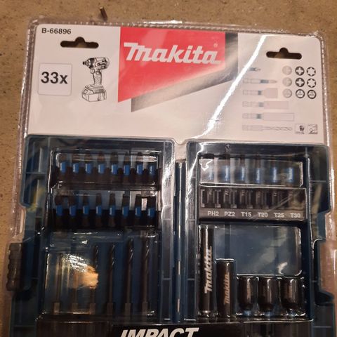 Makita Bitssett B-66896 - 33 deler 1/4"