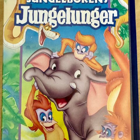 Jungelboken Jungelunger vhs