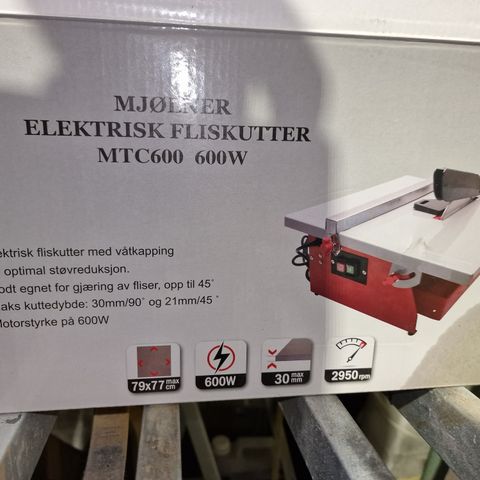 Mjølner elektrisk flisekutter