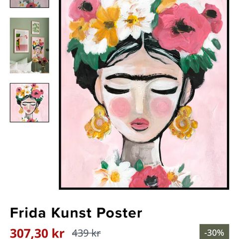 Frida Kahlo poster 70x100