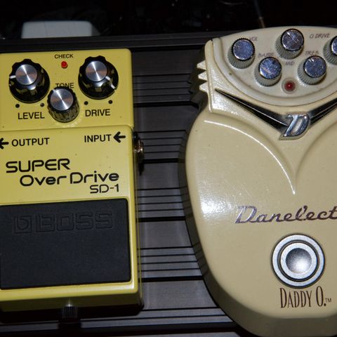 Boss Super Overdrive SD1 & Danelectro Daddy O