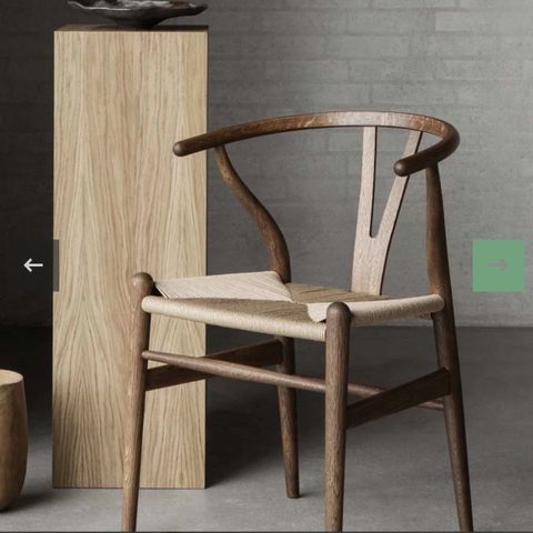 Carl Hansen & Søn CH24 Y-stol - Røkt oljet eik/naturflett