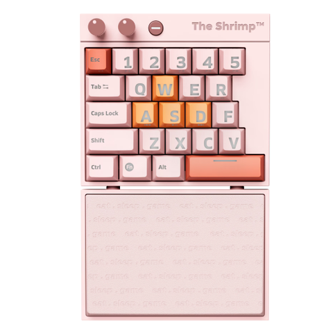 The Shrimp Model 1 mekanisk gamingtastatur (pinkey)