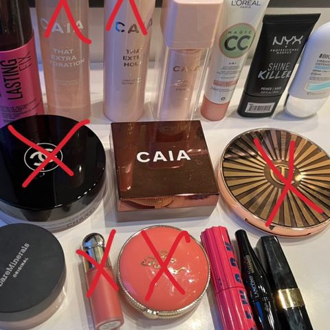 Sminke fra Chanel, Caia, Too Faced, Charlotte Tilbury osv