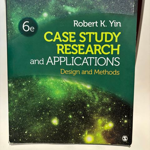 Case study research and applications. Design and methods.