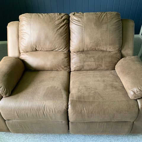 2 seter recliner soffa