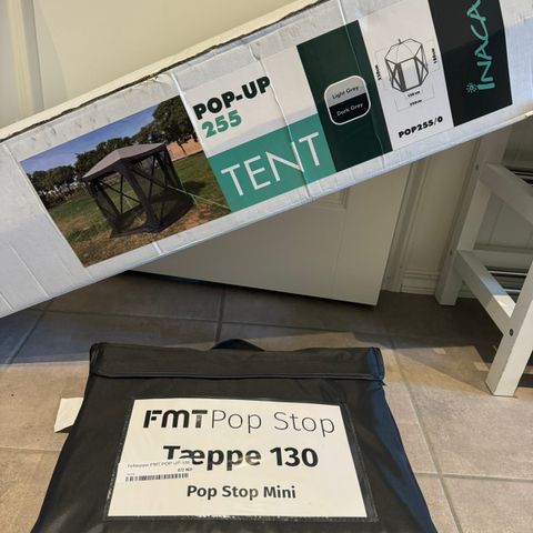 Popup telt/tæppe