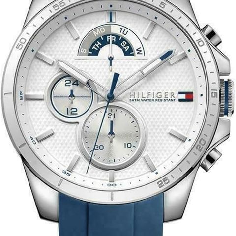 Tommy Hilfiger Men's Analogue Multifunction Quartz Watch with Silicone Strap