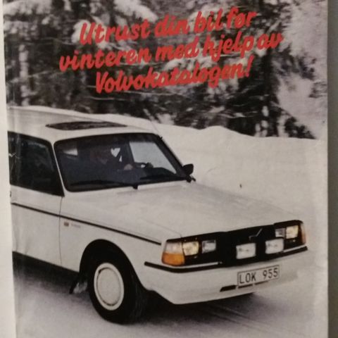 VOLVO KATALOGEN NR 7 Høsten/Vinteren 1986/1987