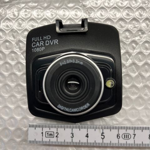 LITE OG SNERTENT DASHBORD CAMERA  2,5 TOMMER 6 CM. SELGES.