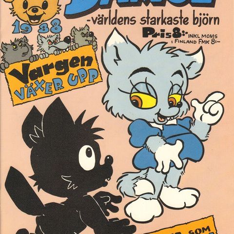 Ønsker å kjøpe Bamse verdens sterkeste Bjørn fra 1988, nr 5 og nr 12